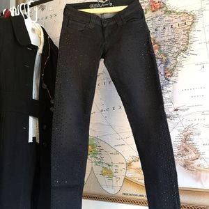 Never Worn* Black Low Rise Guess Jeans